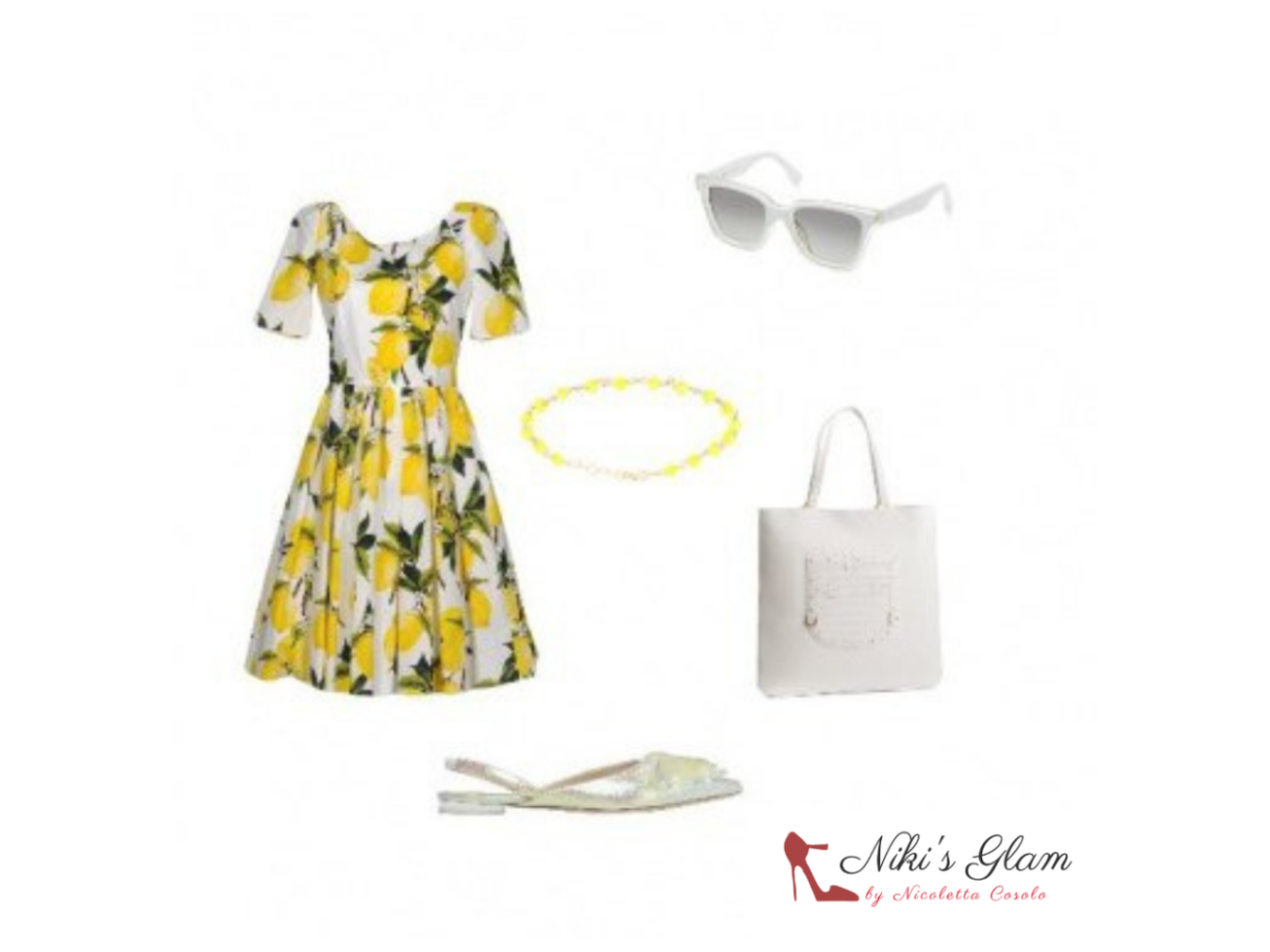 Lemon total look a Sorrento- Niki's Glam Blog