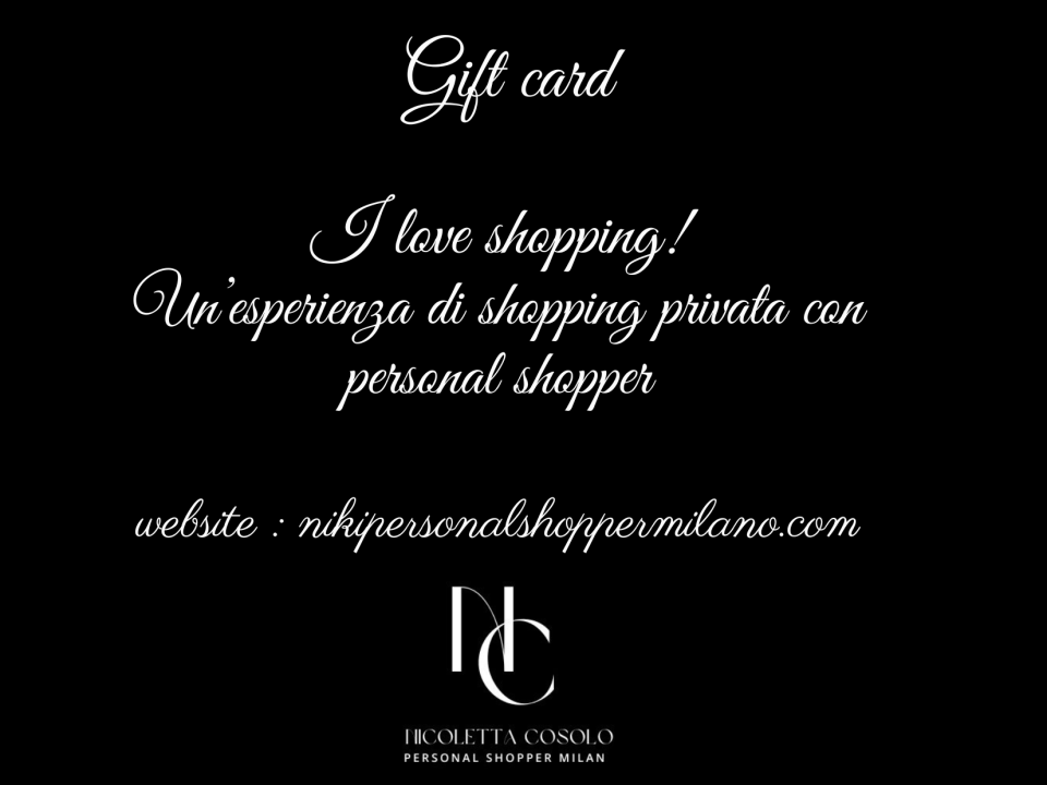 Gift card consulenza di immagine  -  armocromia  -Niki's Glam Blog